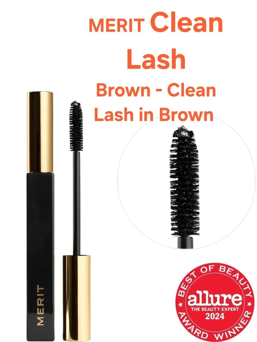 MERIT Clean LashBrown - Clean Lash in Brown. Brand New In A Box.